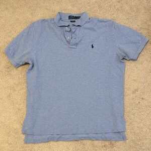 LAST CALL Polo by Ralph Lauren Men's Light Blue Polo Shirt size large